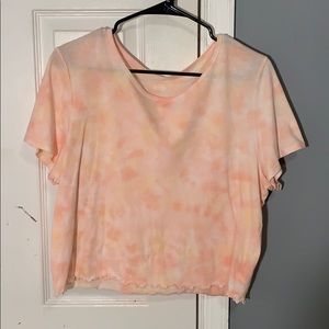 american eagle tie-dye crop top